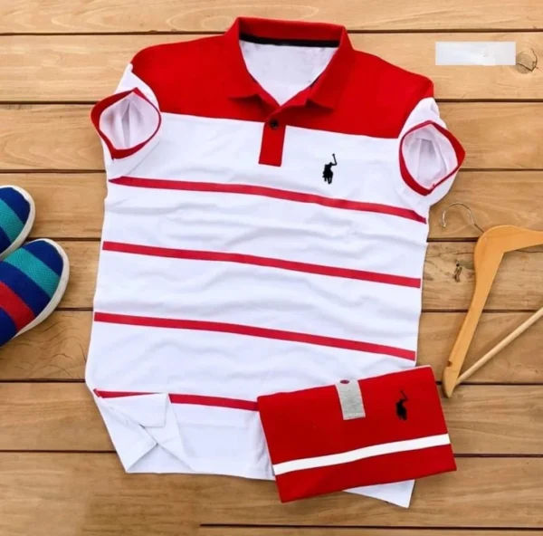 Exclusive Summer Half Sleeve Polo Shirt for Men – M/L/XL (Code: 6039)